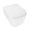 AZARIO Унитаз подвесной BACIO 340х485х350 безободковый, система смыва "Скрытое Торнадо", с быстросъемным сиденьем "Микролифт" (AZ-5103T-WHT) AZ-5103T-WHT