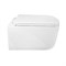 AZARIO Унитаз подвесной BACIO 340х485х350 безободковый, система смыва "Скрытое Торнадо", с быстросъемным сиденьем "Микролифт" (AZ-5103T-WHT) AZ-5103T-WHT