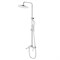 AZARIO Душевая система Alanti с круглым тропическим душем, керамический картридж, шланг 150 см, хром (AZ-K2332) AZ-K2332