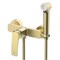 AZARIO Гигиенический душ Conda со смесителем, керамический картридж, шланг 150 см, золото матовое (AZ-K2511MG) AZ-K2511MG