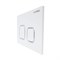 AZARIO Кнопка смыва NEW-TS механическая, двойной смыв, квадратные кнопки, ABS пластик, белый (AZ-ABS-002-W) AZ-ABS-002-W