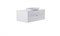 ASTRA-FORM Тумба подвесная Шарм 90см 1ящ  цв белый мат. с раковиной Шарм бел гл. и столешницей Solid бел гл. 4631177713675