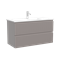 SANCOS Тумба подвесная Snob R 890х390х500, c двумя ящиками оснащенными доводчиками, Doha Soft, арт.SNR90/39SM SNR90/39SM