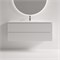 SANCOS Тумба подвесная Snob R 1195х390х500, c двумя ящиками оснащенными доводчиками, Bianco, арт.SNR120/39W SNR120/39W