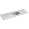 SANCOS CN7028 Раковина мебельная накладная Compact 1210x395x170, цвет белый CN7028