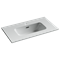 SANCOS CN7029 Раковина мебельная накладная Compact 710x395x170, цвет белый CN7029