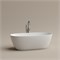 SANCOS Акриловая ванна Oval 1700x800x580, отдельностоящая, овальная, с каркасом, со сливом-переливом, донным клапаном"сlick-сlack", белый, арт. FB21 FB21
