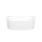SANCOS Акриловая ванна Vivia 1700x800x580, пристенная, с каркасом, со сливом-переливом, донным клапаном"сlick-сlack", белый, арт. FB25 FB25