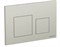 CERAMICA NOVA Кнопка смыва Balance, клавиши Square, цвет брашированный никель, арт. CN12-002BN CN12-002BN
