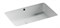 CERAMICA NOVA Раковина встраиваемая снизу Era, c отверстием слива - перелива 460x320x155 мм, белый, арт.CN15003 CN15003