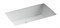 CERAMICA NOVA Раковина встраиваемая снизу Era 525x345x175мм, c отверстием слива - перелива белый, арт.CN15004 CN15004