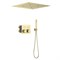 TIMO Душевая система встроенная с термостатом Petruma золото матовое (SX-5209/17SM) SX-5209/17SM