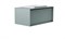 ASTRA-FORM Тумба подвесная Фрейм 100см 1ящ NCS S 3005-b80g мат., раковина Антарес бел гл, столешница Solid в цвете 4631177715365