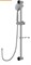 CERSANIT Душевой гарнитур LARA (стойка) 3 режима шланг 180 металл хром A68145