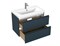 CERSANIT Тумба под раковину подвесная MODUO 80 для COMO 80 темно-серый A69347