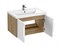 CERSANIT Тумба под раковину подвесная COMO 70 для COMO 70 белая A69338