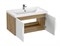 CERSANIT Тумба под раковину подвесная COMO 80 для COMO 80 белая A69339