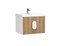 CERSANIT Тумба под раковину подвесная COMO 60 для COMO 60 орех A69341