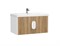 CERSANIT Тумба под раковину подвесная COMO 80 для COMO 80 орех A69343