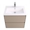 AQUATON Тумба под раковину Люмин 60 орех франклин/капучино 1A293901A5OK0 1A293901A5OK0