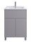 AQUATON Тумба под раковину Форест Про 60 туманный серый 1A297001FR4D0 1A297001FR4D0