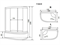 TIMO Standart Т-6610 Silver L душевая кабина 110*85*220, турецкая баня хамам T-6610SL-T-STUN