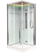 TIMO Premium NURA душевая кабина (100*100*220), шт, стульчик прозрачный H-516-T-CH/C