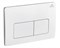 AZUMA Сuadro Кнопка смыва Azuma Сuadro AZU007.01 белая, пластик AZU007.01