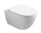AZUMA Lindo Унитаз подвесной безободковый Торнадо, премиальный фарфор, безободковый, с быстросъемным сиденьем микролифт 52 см AZU2210R
