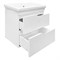 AZARIO Комплект Тумба KANTRI 60/2 605х405х650 подвесная, с раковиной Фостер 60, белый глянец (CS00097248) CS00097248