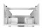 AZARIO Комплект Тумба KANTRI 60/2 605х405х650 подвесная, с раковиной Фостер 60, белый глянец (CS00097248) CS00097248