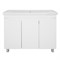 AZARIO Комплект Тумба KANTRI 100 3ДВ 1005х455х870 напольная, с раковиной Фостер 100, белый глянец (CS00097260) CS00097260