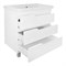 AZARIO Комплект Тумба KANTRI 80/3Н 800х460х870 напольная, с раковиной Фостер 80, белый глянец (CS00097257) CS00097257