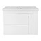 AZARIO Комплект Тумба KANTRI 80/2 800х460х650 подвесная, с раковиной Фостер 80, белый глянец (CS00097253) CS00097253