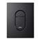 ABBER Кнопка смыва AC0124MB пневматическая, черная матовая AC0124MB