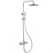 ABBER Душевая стойка Wasser Kreis AF8160L с термостатом без излива, хром AF8160L