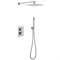 ABBER Душевая система Daheim AF8251SP скрытого монтажа без излива, термостат, сатин AF8251SP