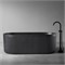 ABBER Ванна из искусственного камня Stuttgart AM9925B черная матовая AM9925B