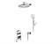WASSERKRAFT A16830 Встраиваемый комплект для душа с верхней душевой насадкой и лейкой A16830