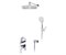 WASSERKRAFT A16169 Встраиваемый комплект для душа с верхней душевой насадкой и лейкой A16169