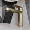 AQUAme AQM6910BG Novara Смеситель для раковины, цвет золото шлифованное AQM6910BG