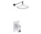 WASSERKRAFT A12667WHITE Встраиваемый комплект для душа с верхней душевой насадкой A12667WHITE
