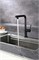 AQUAme AQM9903MB  Cucina Смеситель для кухни  с выдвижным L-образным изливом, с подключением к фильтру с питьевой водой, черный матовый AQM9903MB