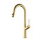 AQUAme AQM9905BG  Cucina  Смеситель для кухни с выдвижным U-образным изливом,  с подключением к фильтру с питьевой водой, золото шлифованное AQM9905BG