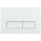 VECONI Кнопка смыва FLUSH V1, FLV1-W, 240х162х9, пластик, белый глянец FLV1-W