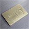 VECONI Кнопка смыва FLUSH V5, FLV5-G, 240х162х9, пластик, золото брашинг FLV5-G