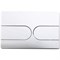 VECONI Кнопка смыва FLUSH V6, FLV6-C, 240х162х10, пластик, хром глянец FLV6-C
