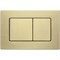 VECONI Кнопка смыва FLUSH V8, FLV8-G, 240х162х7, пластик, золото брашинг FLV8-G