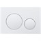 VECONI Кнопка смыва FLUSH V10, FLV10-W, 240х162х7, пластик, белый глянец
кайма - белый глянец FLV10-W