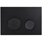 VECONI Кнопка смыва FLUSH V11, FLV11-B, 240х162х7, пластик, чёрный матовый
кайма - черный матовый FLV11-B
